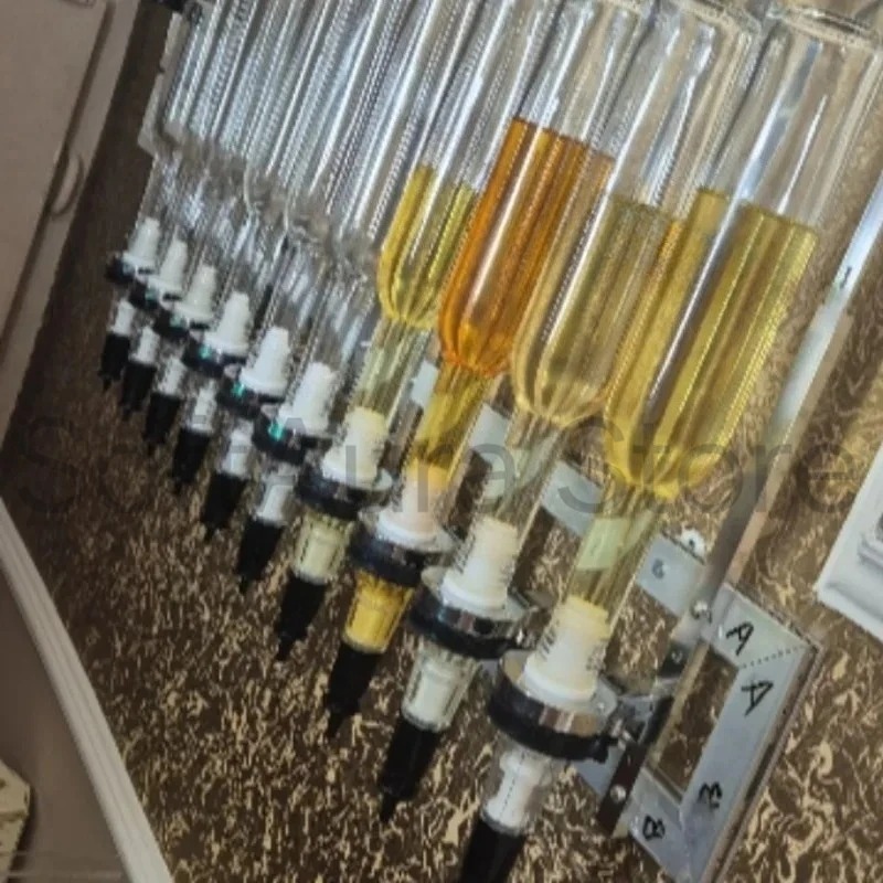 Perfume Fragrance Bar - ストレートガラスディスプレイラック 12ヘッド香水ディスペンサー 500mlボトル バルクフレグランスバー機器