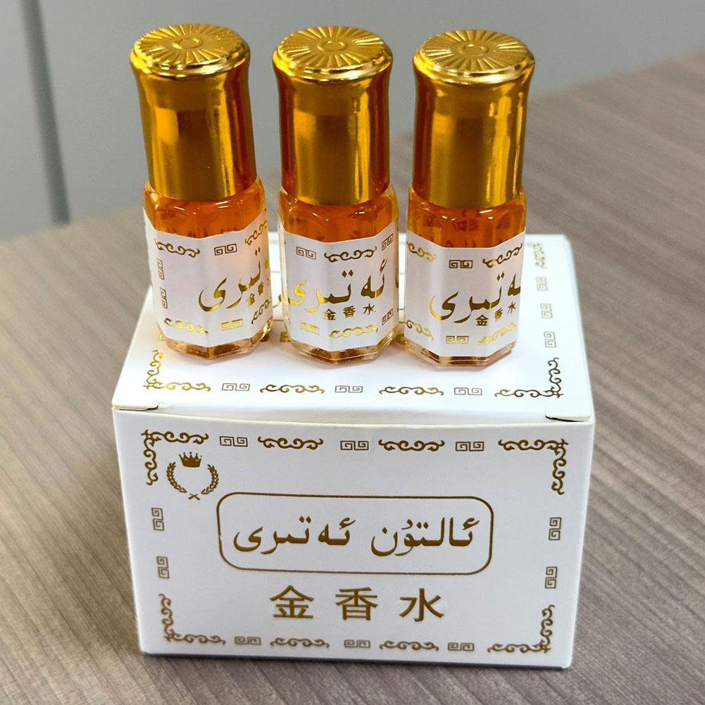 Perfume Fragrance Oil - アラビアンゴールド香水オイルロールオンボトル、長時間持続する香り、ユニセックス携帯用ボディ香水、長持ちする香り、ボディフレグランス