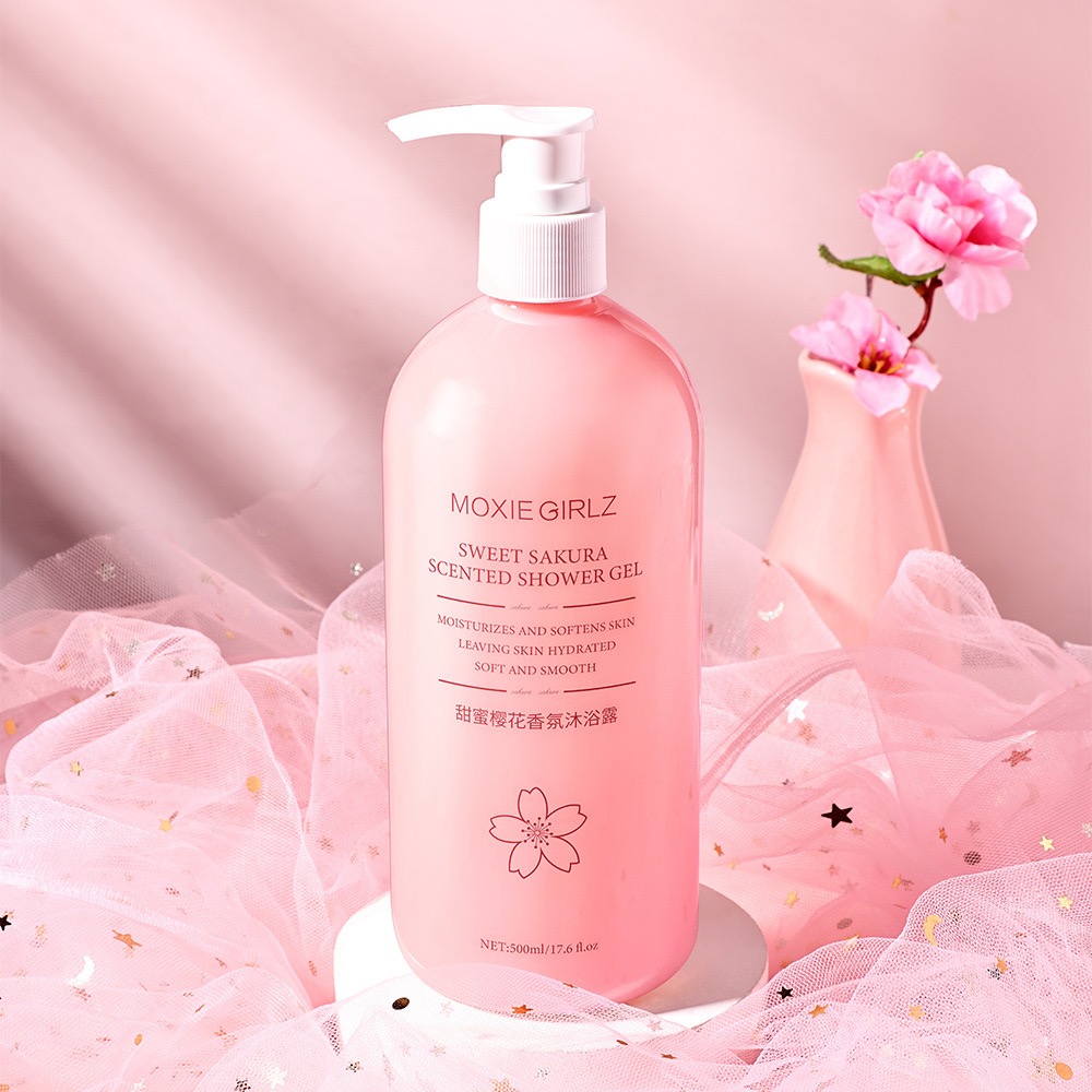 Perfume Fragrance Moisturizer - スイートチェリーブロッサムの香りのシャワージェル しっとりフレグランス香水 しっとり保湿シャワージェル