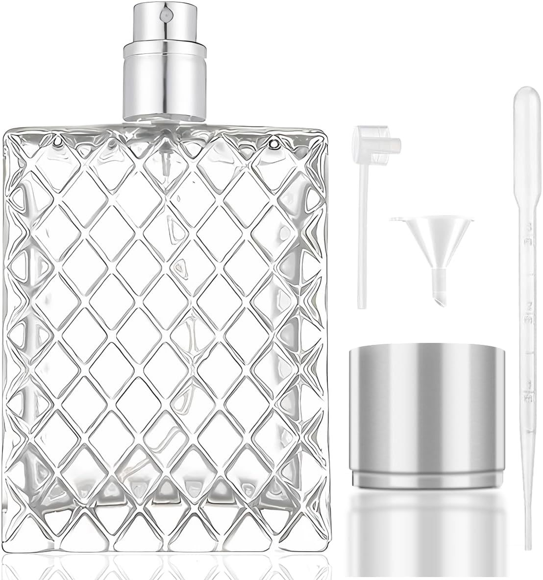 Perfume Fine Fragrance - 1Pc100ml 香水ボトルヴィンテージファインミスト香水旅行詰め替えガラス香水噴霧器男性と女性のための無料調剤ツール