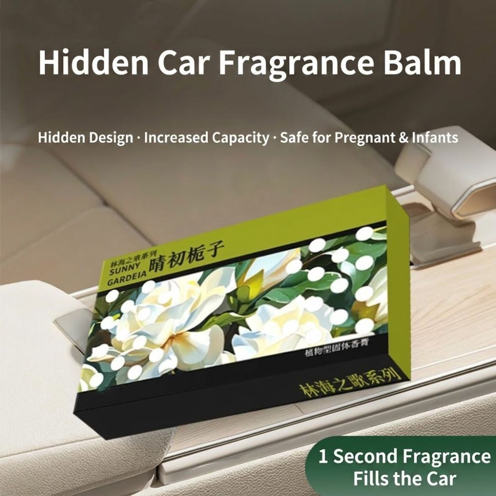 隠せる車用固形芳香剤 ガーデニア ソリッドエアフレッシュナー - Perfume Fragrance For Room のレビューと価格