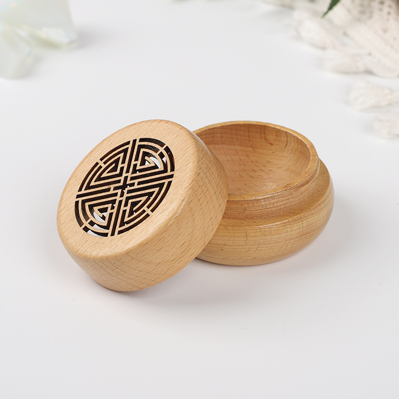 古代の携帯用無香料木製ボックスアロマディフューザー装飾品リビ - Fragrance Perfume Car のレビューと価格