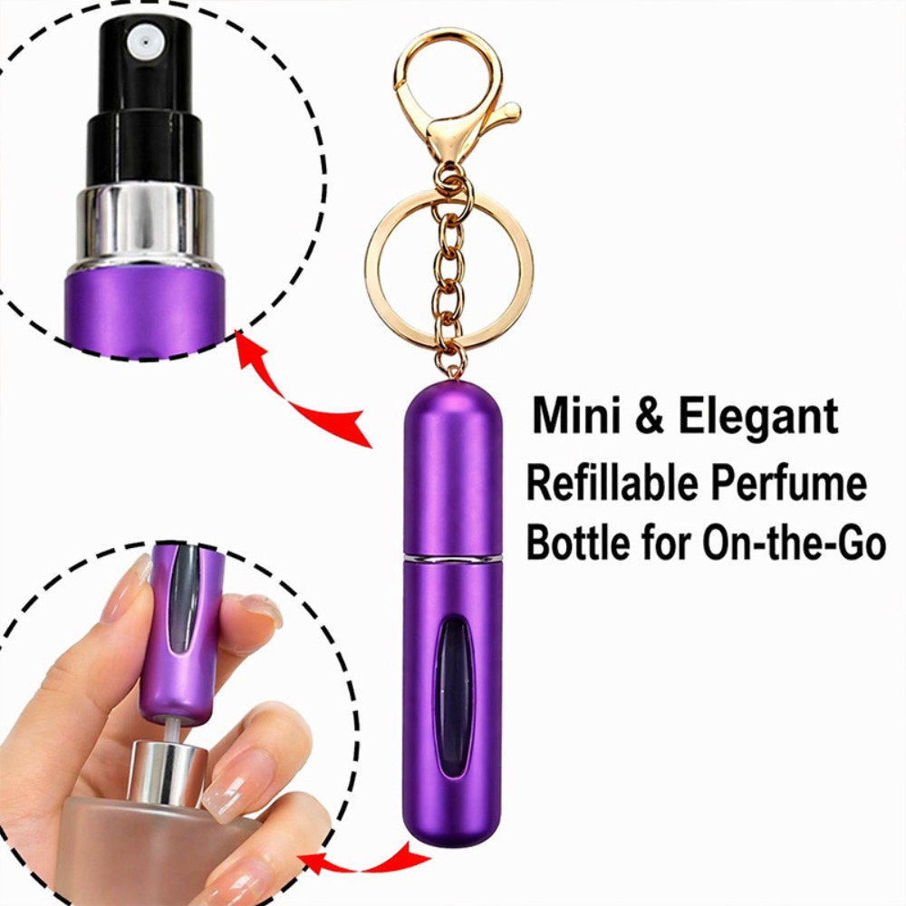 5mlキーホルダー香水詰め替えボトルアトマイザー携帯用ファイ - Perfume Fine Fragrance のレビューと価格