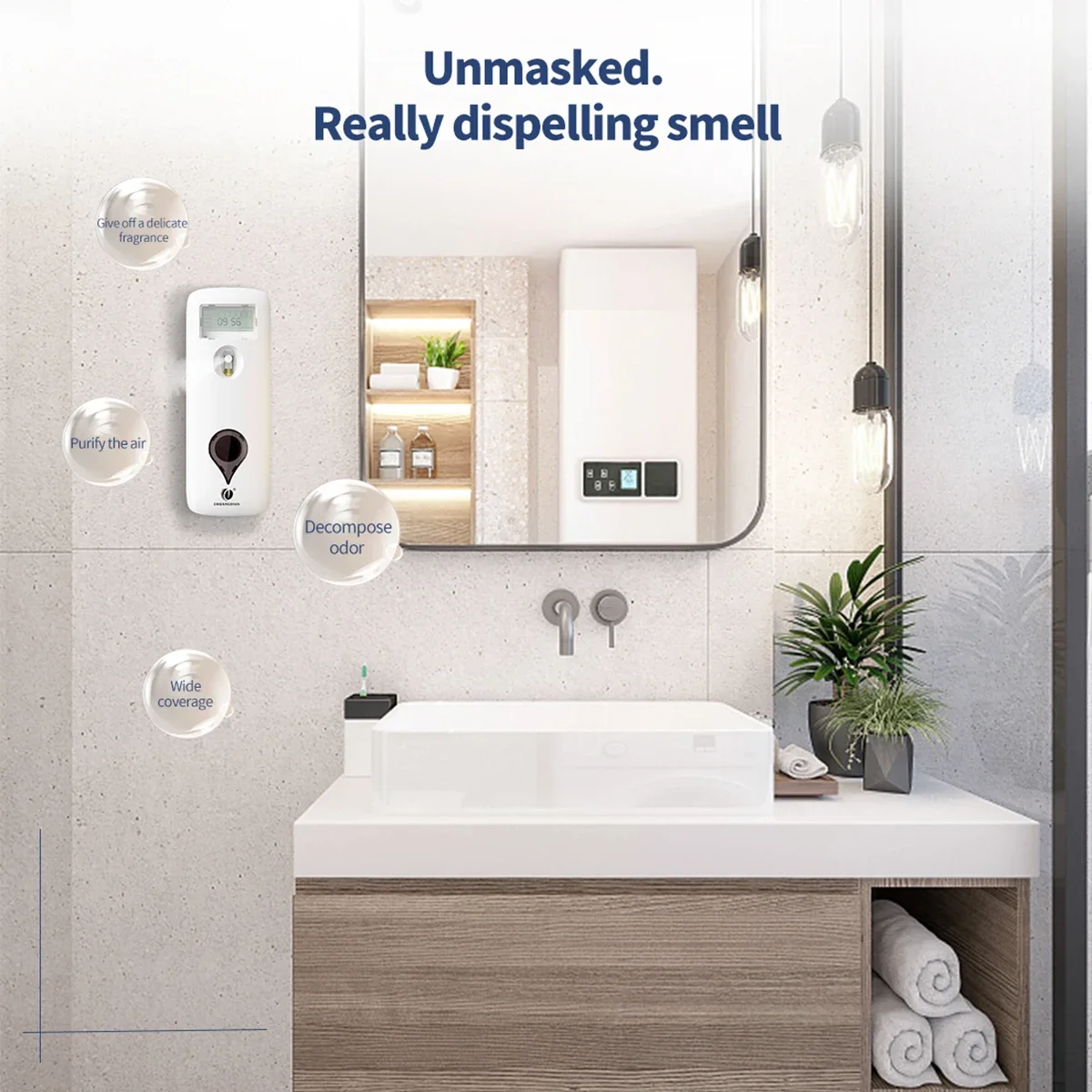 壁掛け式液体芳香剤ディスペンサー,消毒剤,フレグランススプレ - Perfume Fragrance For Room のレビューと価格