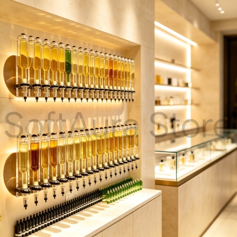 個別に壁掛けできるエッセンシャルオイル香水ディスペンサーバー - Perfume Fragrance Bar のレビューと価格