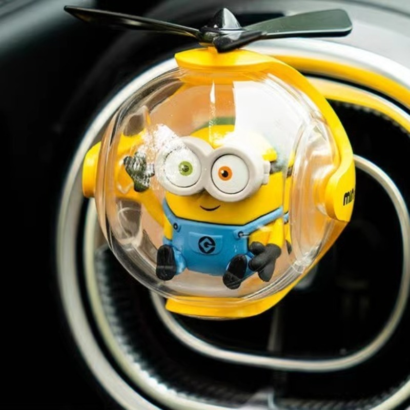 ミニオン風車用芳香剤、かわいい漫画風車用香水クリップ、クリエ - Fragrance Perfume Car のレビューと価格