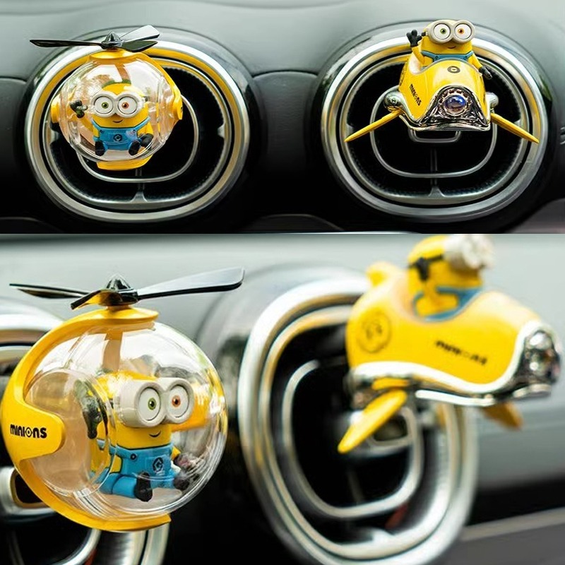 ミニオン風車用芳香剤、かわいい漫画風車用香水クリップ、クリエ - Fragrance Perfume Car のレビューと価格