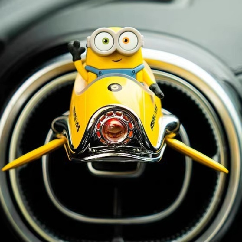 ミニオン風車用芳香剤、かわいい漫画風車用香水クリップ、クリエ - Fragrance Perfume Car のレビューと価格
