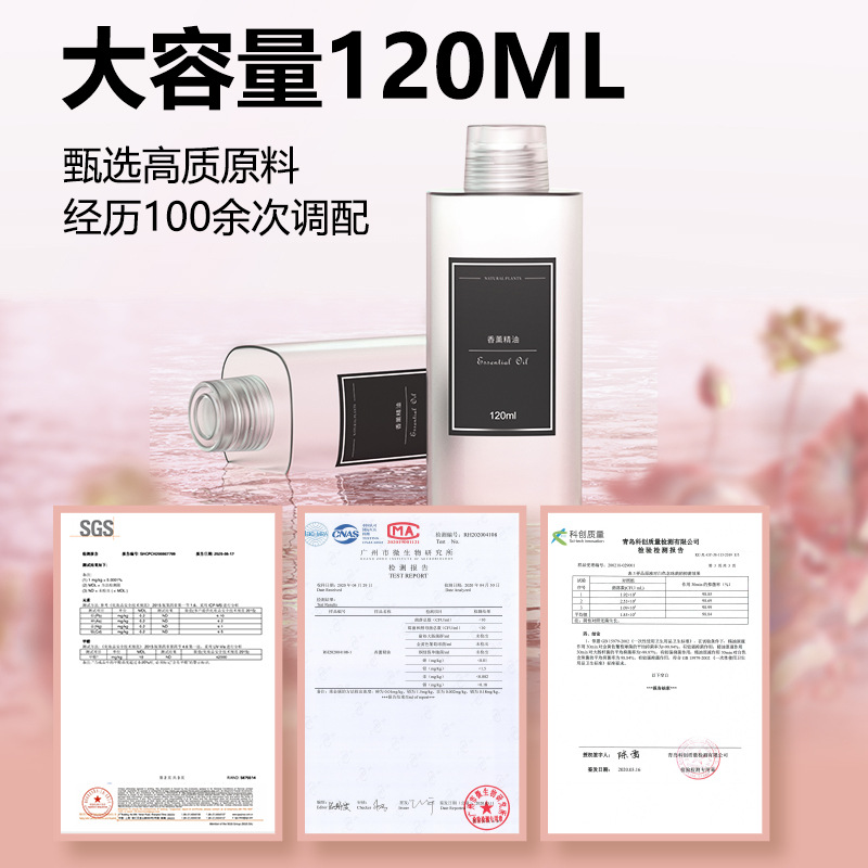 120ml ヒルトン シャングリラ ローズフレグランスオイル - Perfume La Fragrance のレビューと価格