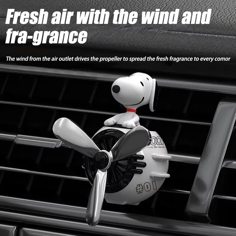 かわいいパイロットスヌーピーカーアロマセラピー漫画エアフレッ - Fragrance Perfume Car のレビューと価格