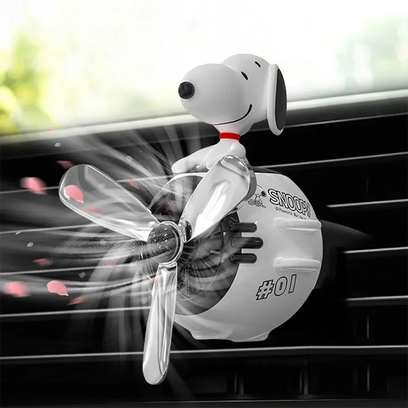 かわいいパイロットスヌーピーカーアロマセラピー漫画エアフレッ - Fragrance Perfume Car のレビューと価格
