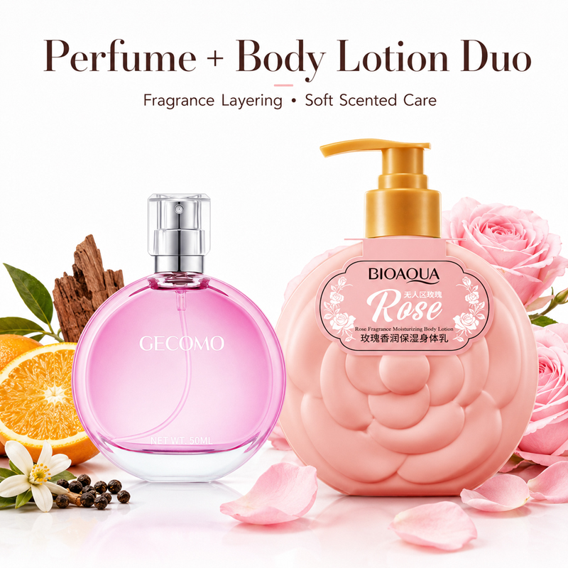 GECOMO レディース香水セット 50ml + ローズボデ - Perfume Smell Fragrance のレビューと価格
