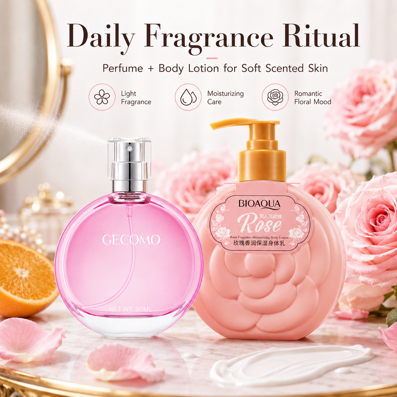 GECOMO レディース香水セット 50ml + ローズボデ - Perfume Smell Fragrance のレビューと価格