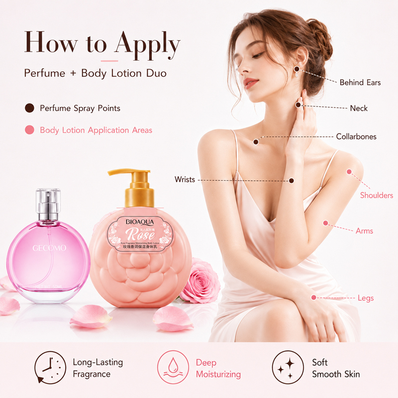 GECOMO レディース香水セット 50ml + ローズボデ - Perfume Smell Fragrance のレビューと価格