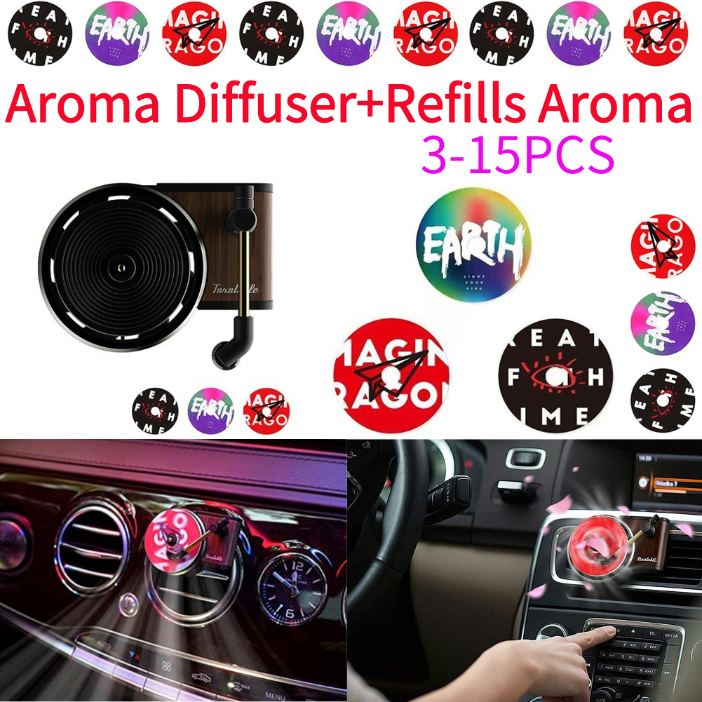 ヴィンテージターンテーブル車の香水フレグランスクリップスピン - Perfume Smell Fragrance のレビューと価格