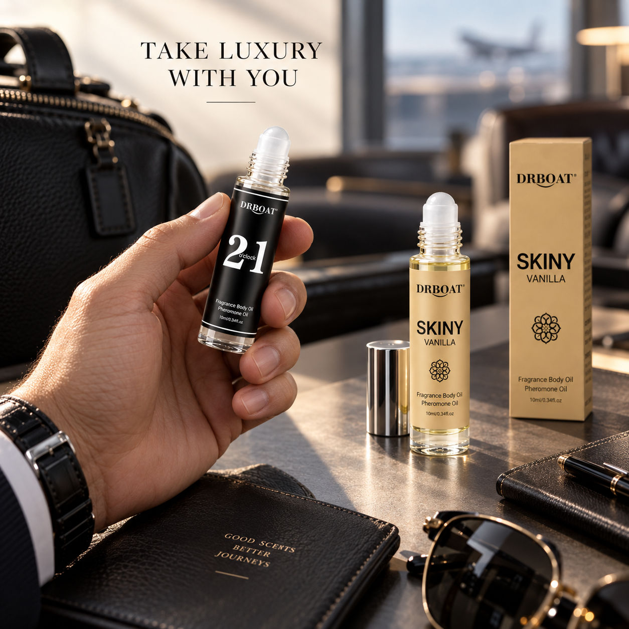 メンズ ロールオン パフュームオイル、キャラメルアンバー バ - Perfume Fragrance Oil のレビューと価格