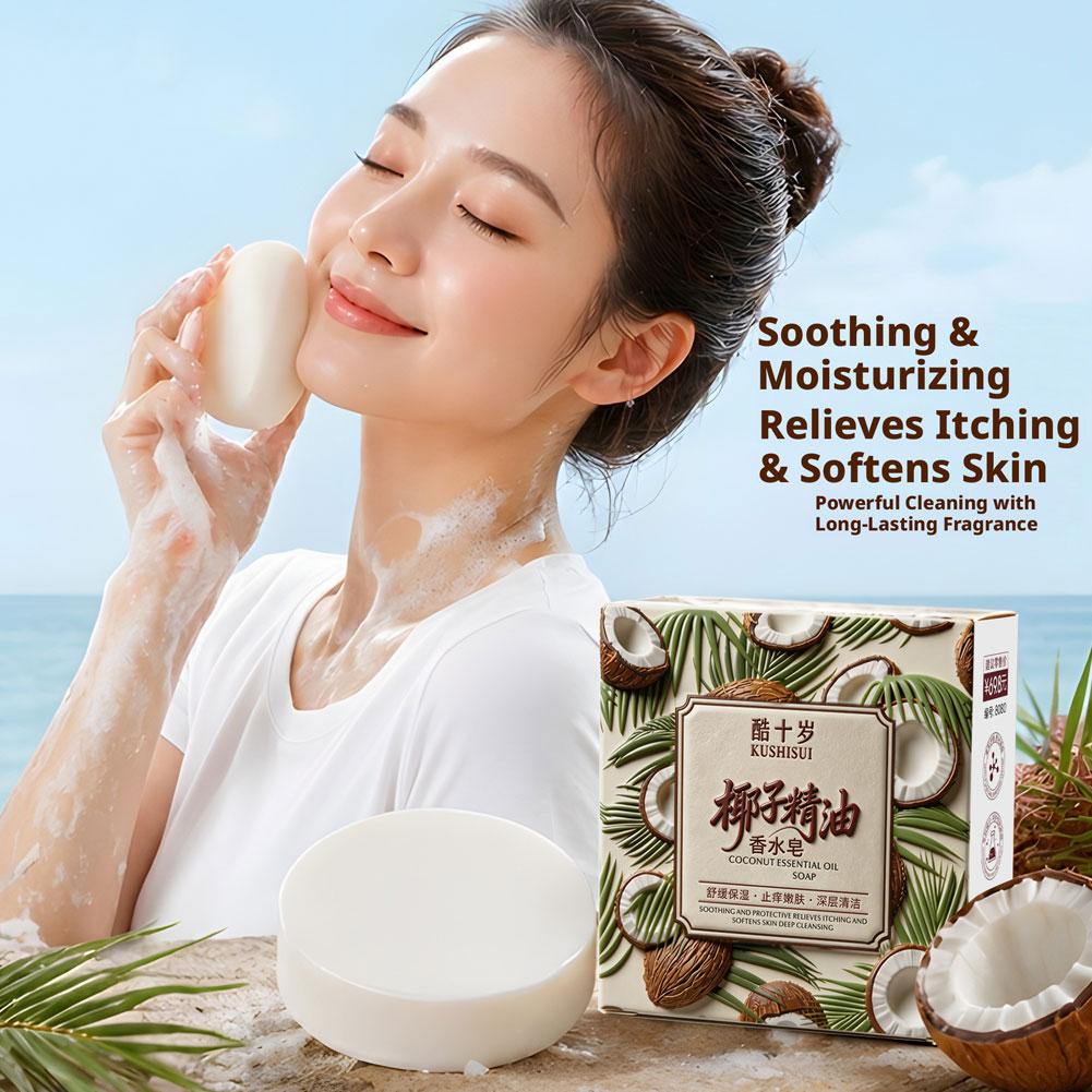 70g ココナッツエッセンシャルオイル香水石鹸：オイルコント - Perfume Fragrance Moisturizer のレビューと価格